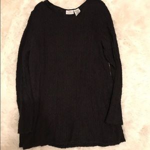 Long black sweater little like a dress